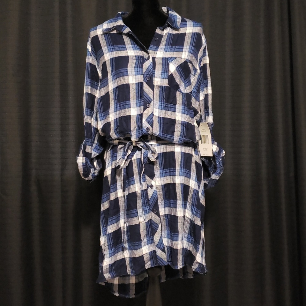 NWT BLL nyc woman's plaid dress